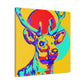 Reindeer Pop Art Pop - Canvas