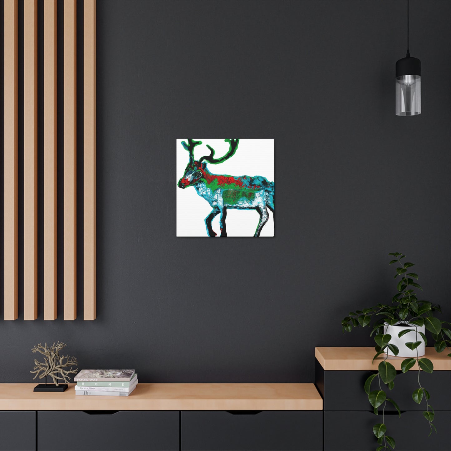 Reindeers in Winterland - Canvas