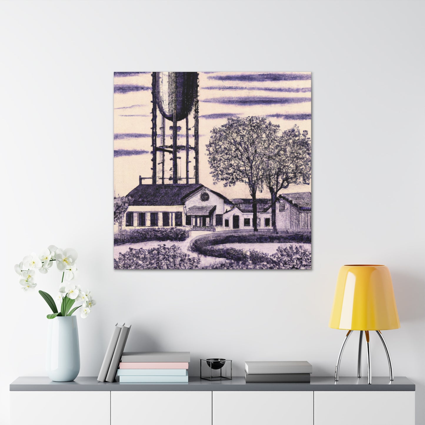 "The Water Tower Opulence" - Canvas