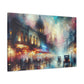 Rhythmic Nights Unveiled - Canvas