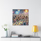 Whirling Revelry in Dots - Canvas