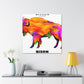 "Bison in Technicolor" - Canvas