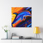 Dolphin in Fauvism - Canvas