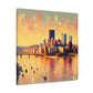 Riverside Sunsets: Pittsburgh - Canvas