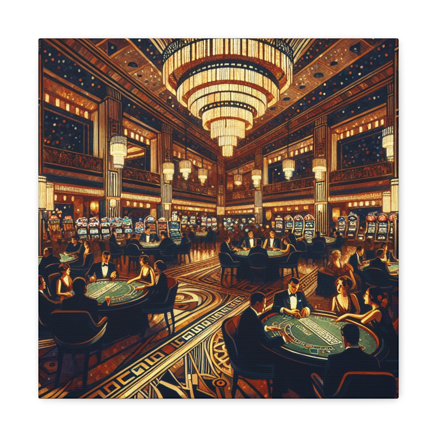 Golden Game Halls - Canvas