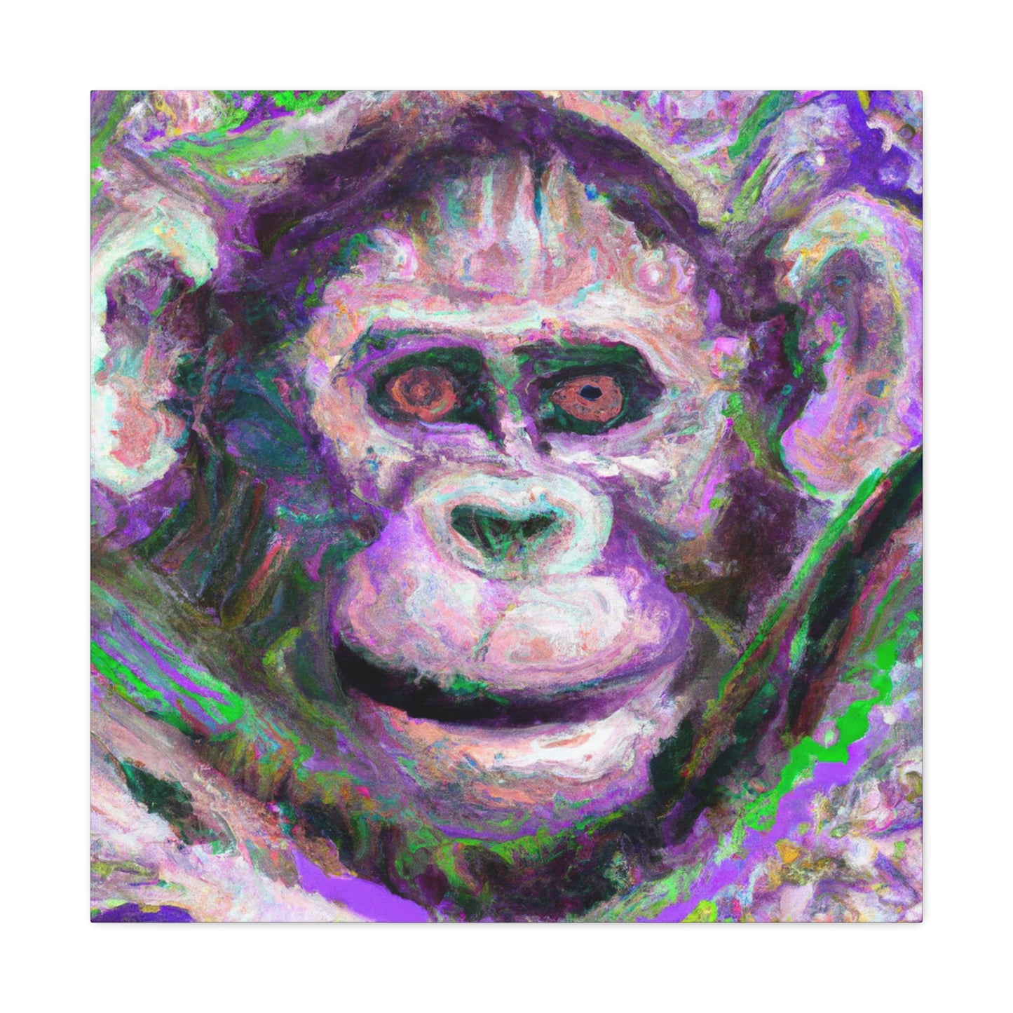 "Chimp in Expressionism" - Canvas