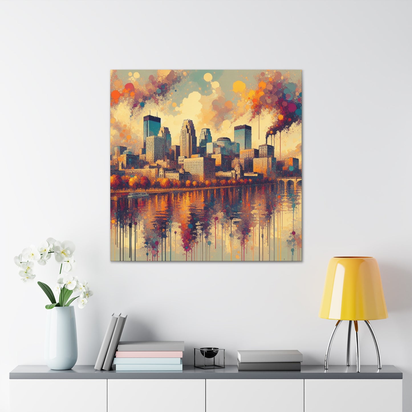 "Enchanting Minneapolis Serenade" - Canvas