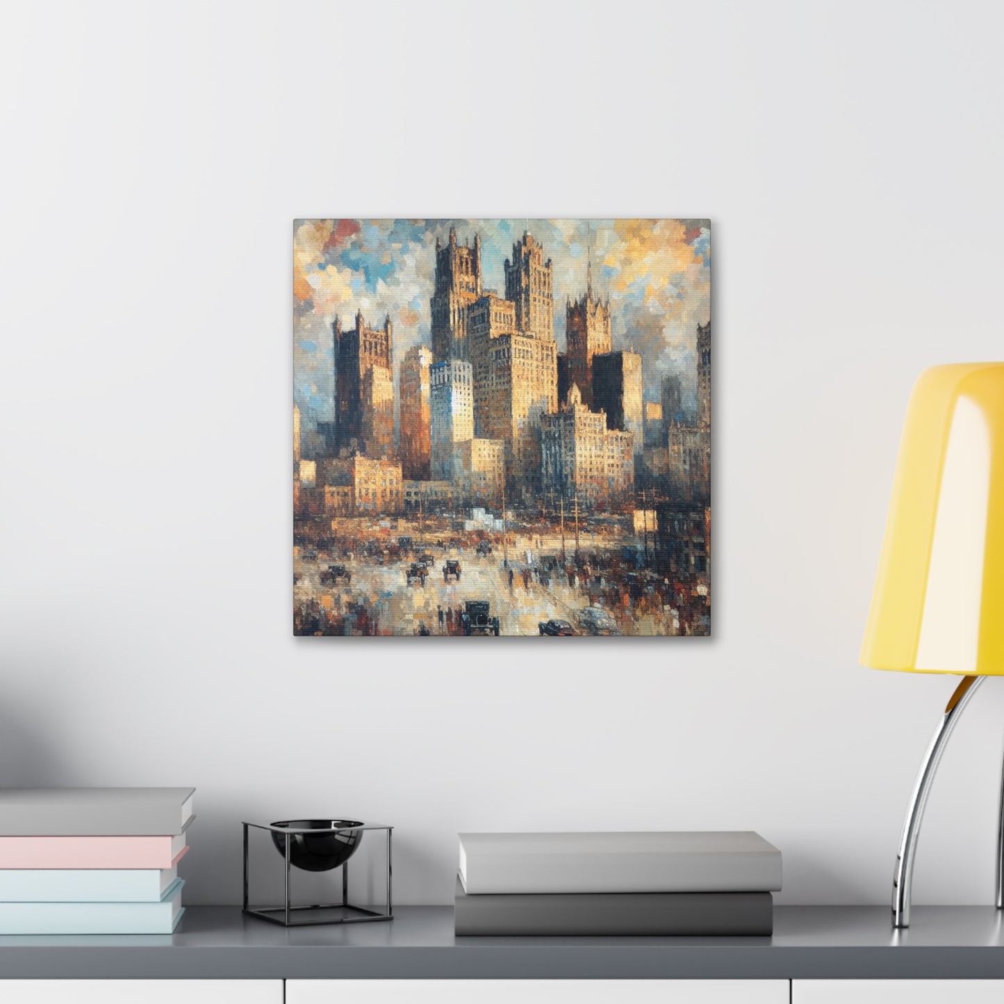 "City in Motion" - Canvas