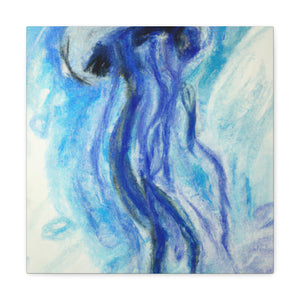 Jellyfish Vibrant Hues - Canvas