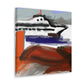 Ferry on the Horizon - Canvas