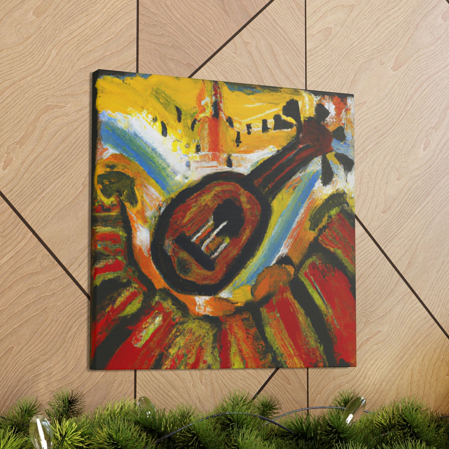 Ukelele Splendour Ablaze - Canvas