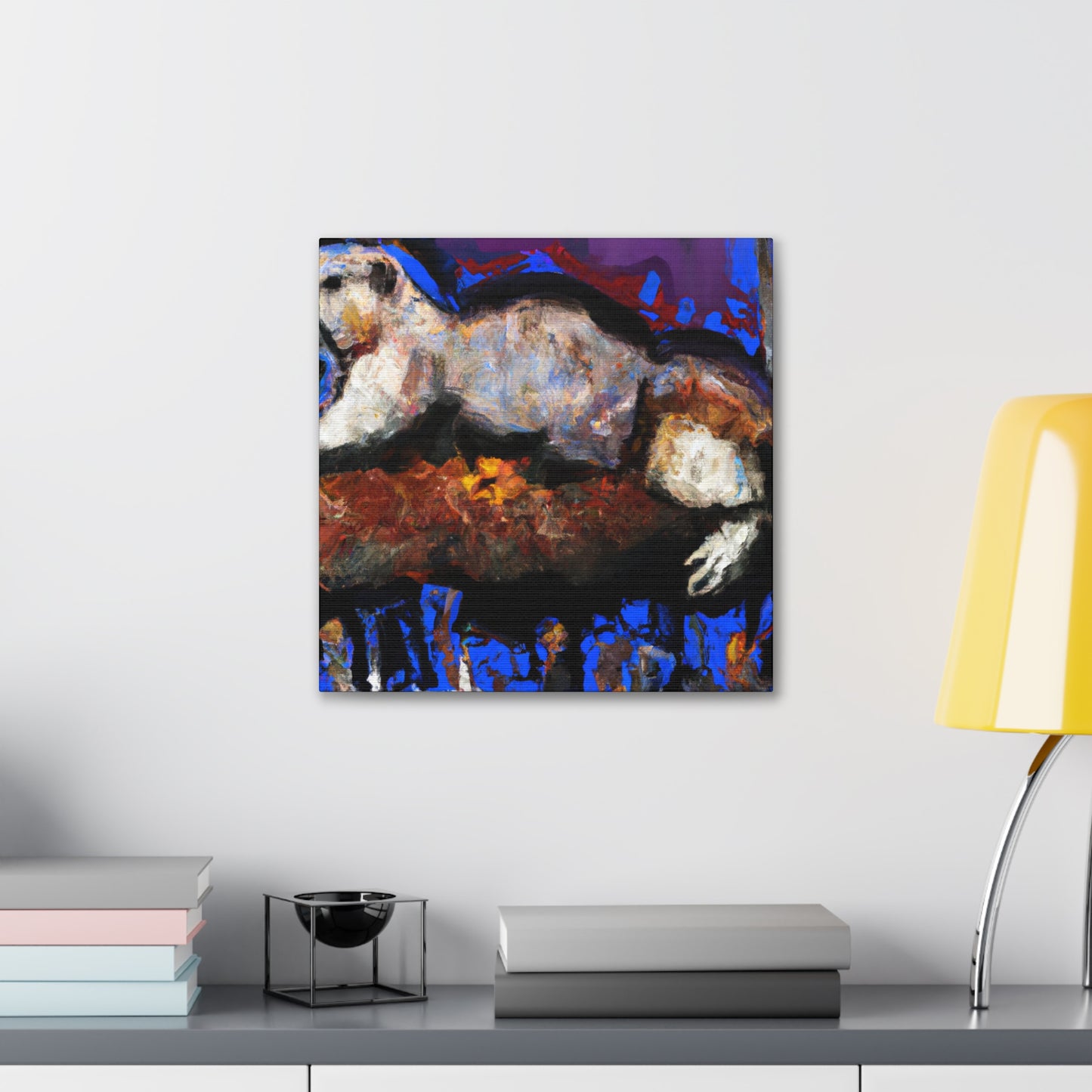 "Prairie Dog Embracement" - Canvas