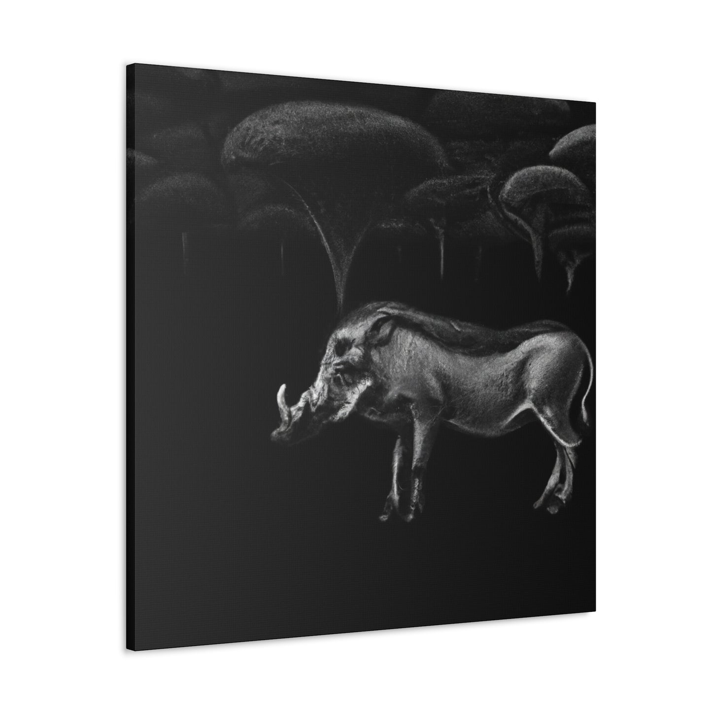 "Warthog In Art Deco" - Canvas