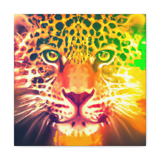 Leopard's Majestic Gaze - Canvas