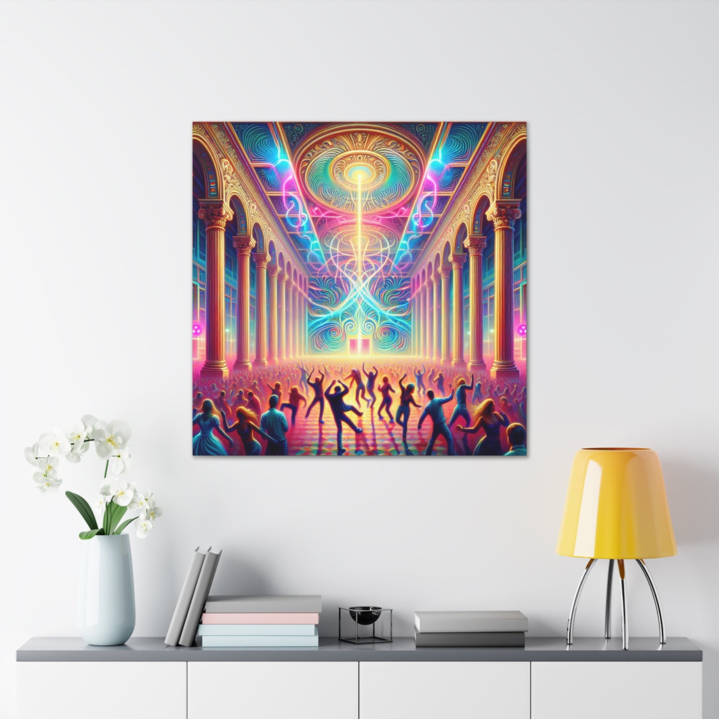 Euphoric Midnight Revelry - Canvas