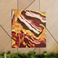 Bacon in Art Deco - Canvas