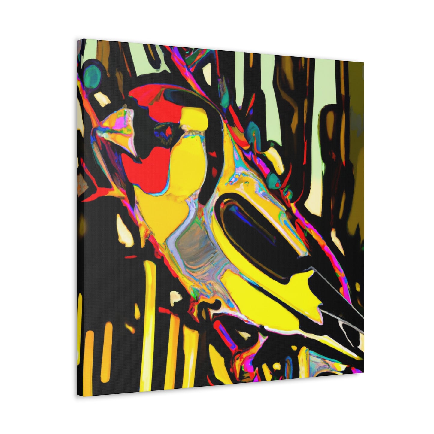 "American Goldfinch Flight" - Canvas