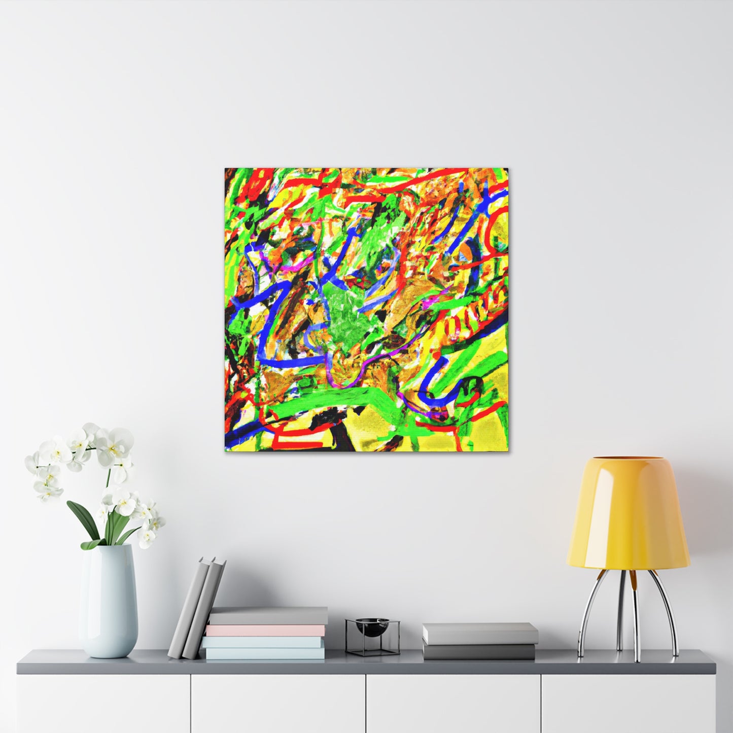 "Raging Storm Expressed" - Canvas