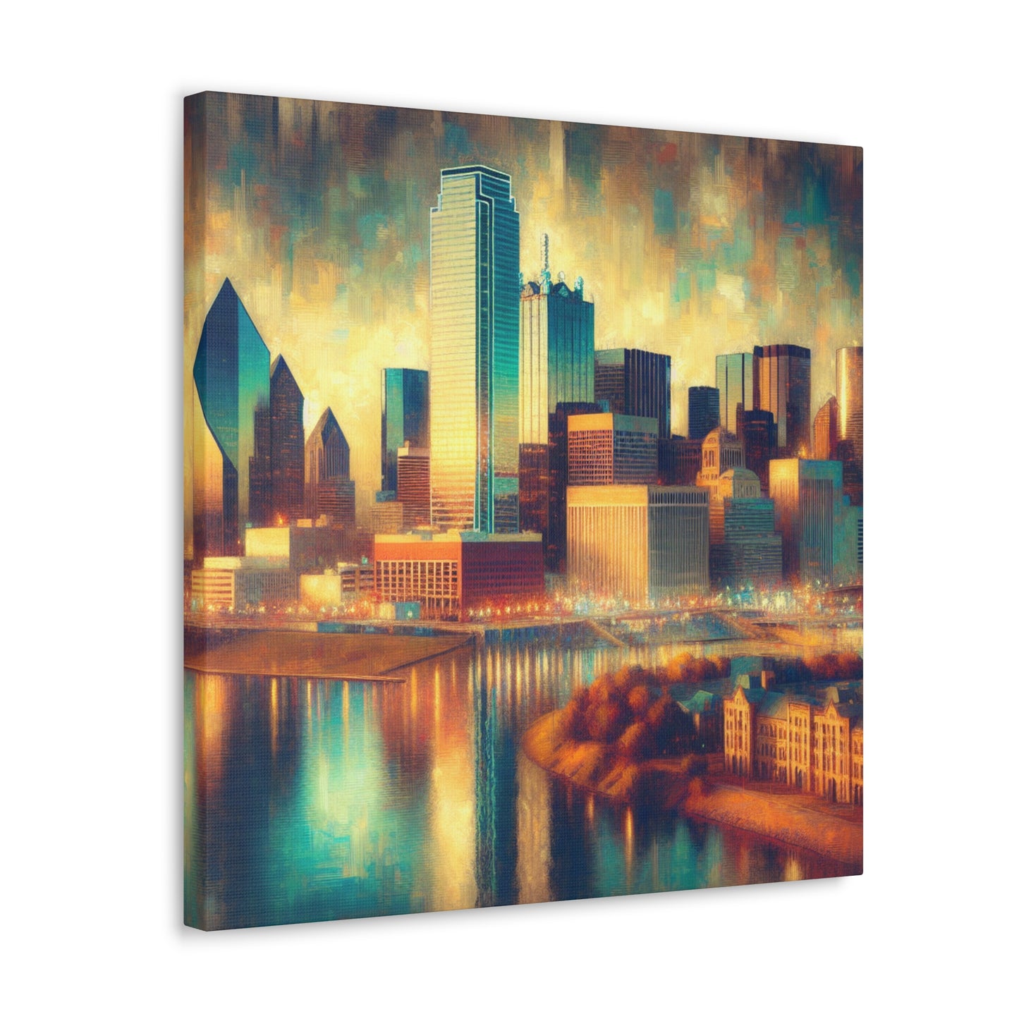 "Texas Dreamscape: Dallas" - Canvas