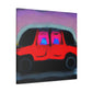 "Car in Abstract Color" - Canvas