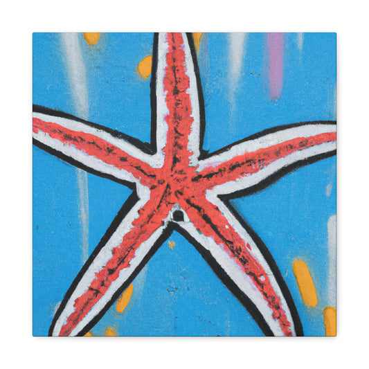 Vibrant Starfish Splendor - Canvas