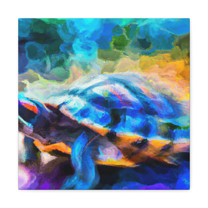 Box Turtle Paradoxical Art - Canvas