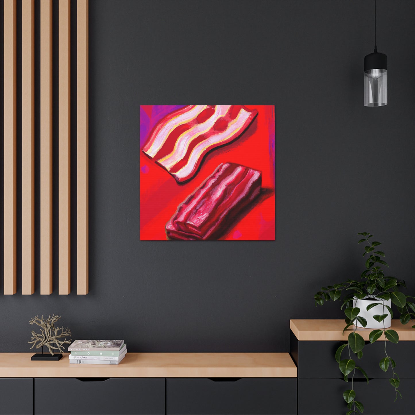 "Bacon at Sunrise HRSM" - Canvas