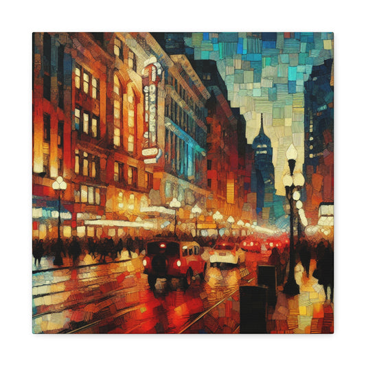 Vibrant Urban Stages - Canvas