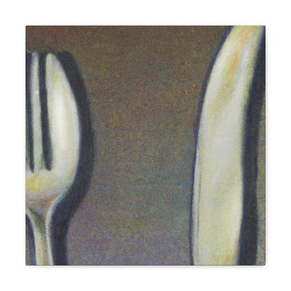 Silverware Reflections Splendor. - Canvas