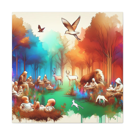 Whispering Woodland Wonders - Canvas