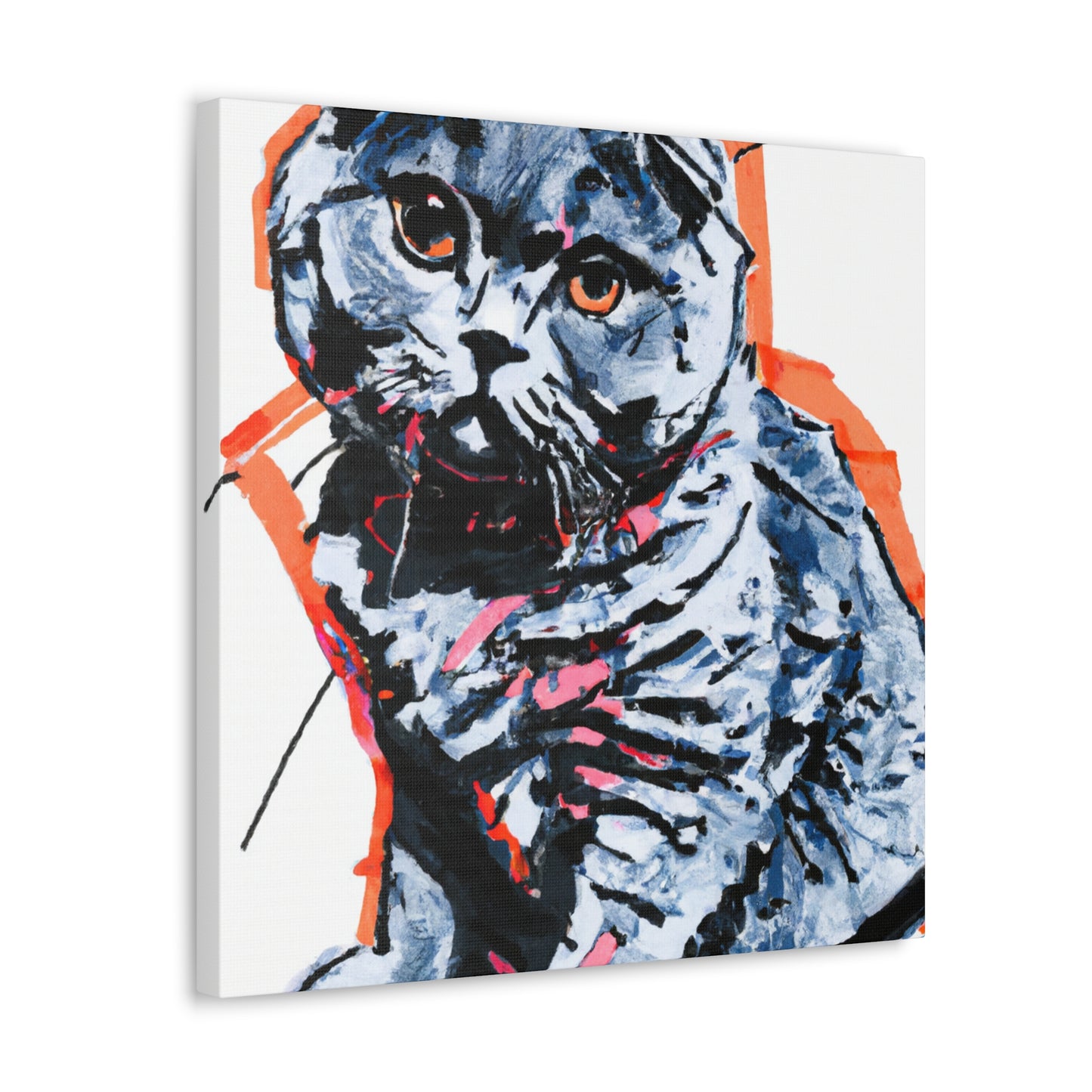 Scottish Fold Delight - Canvas