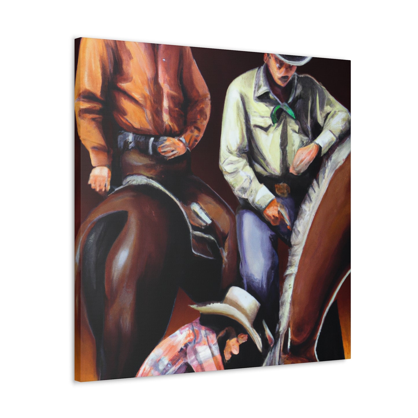 "Rodeo on the Plains" - Canvas