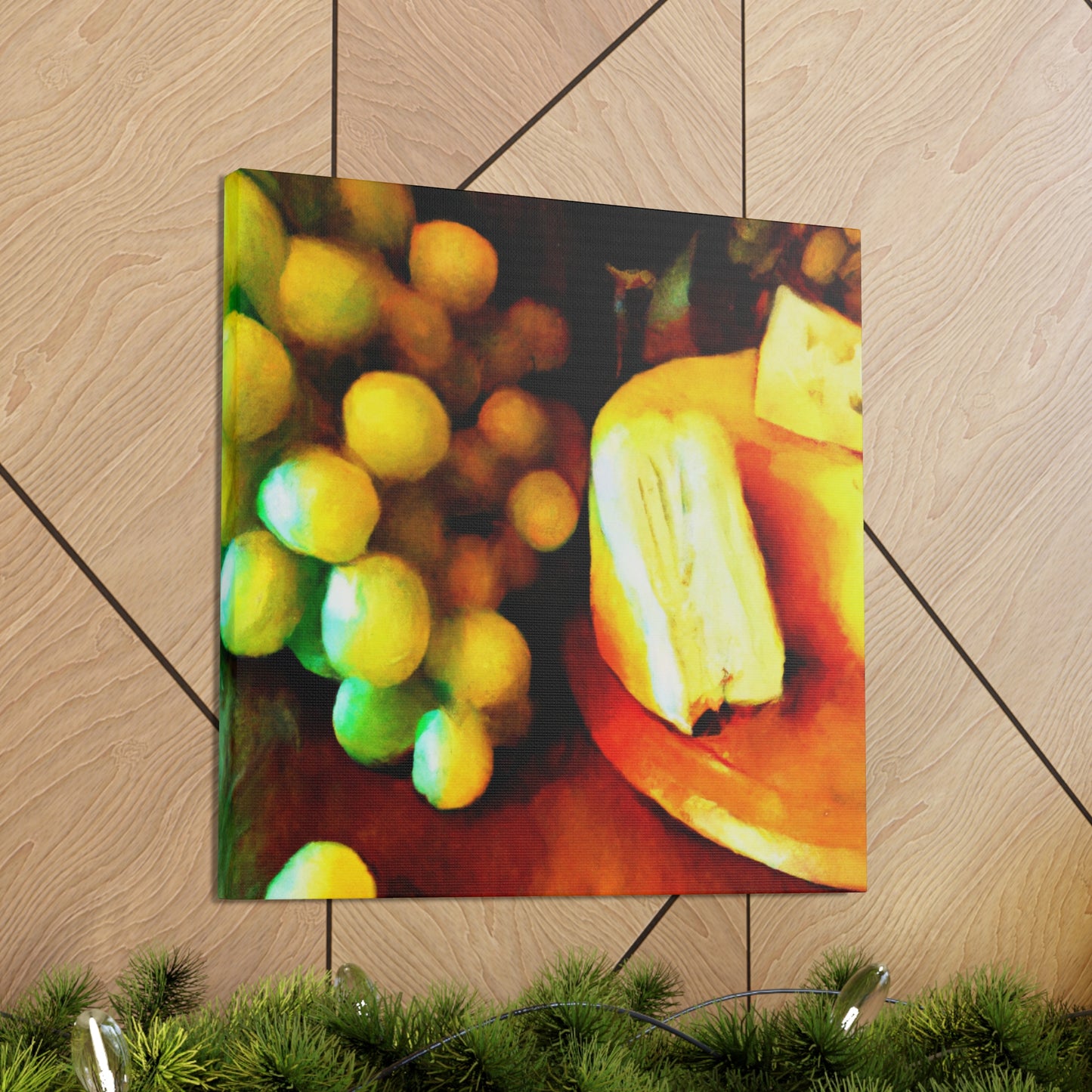 Cheese and Grapes Abound - Canvas