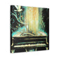 Piano in Art Nouveau - Canvas