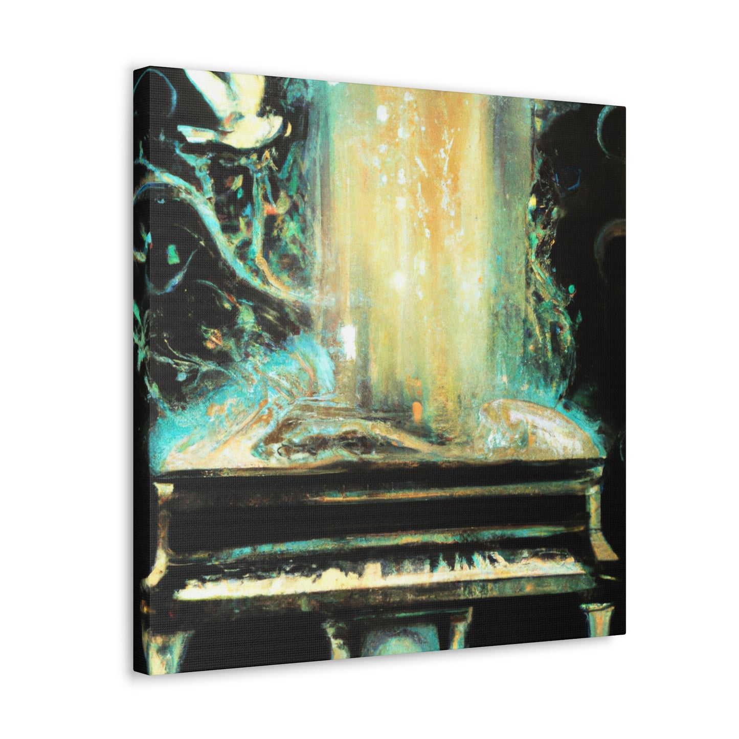 Piano in Art Nouveau - Canvas