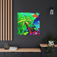 Palm Tree in Bloom - Canvas