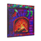 Fiery Flames Fauvism - Canvas