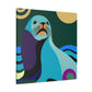 "Sea Lion in Jazz Age" - Canvas