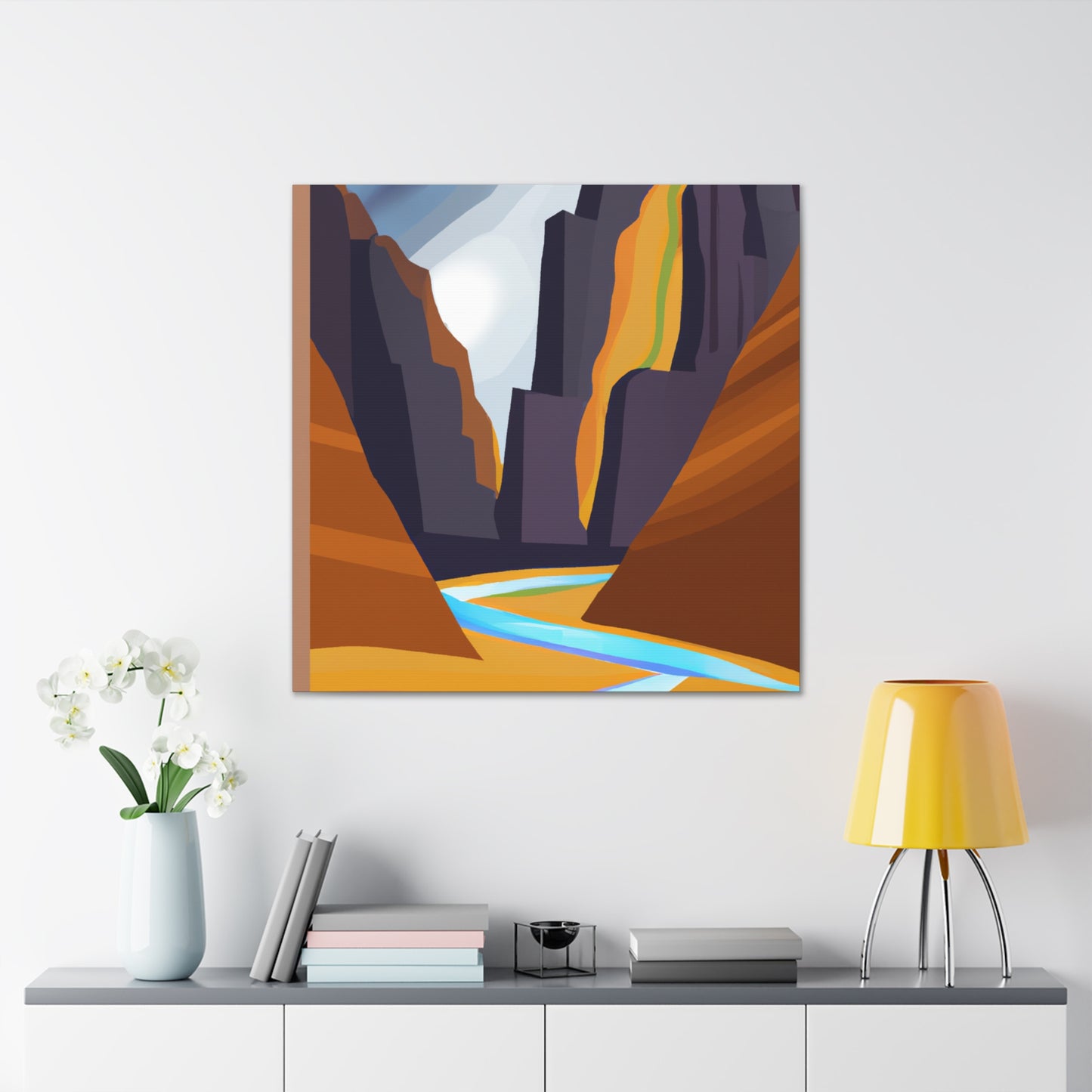 "Canyon of Radiant Light" - Canvas