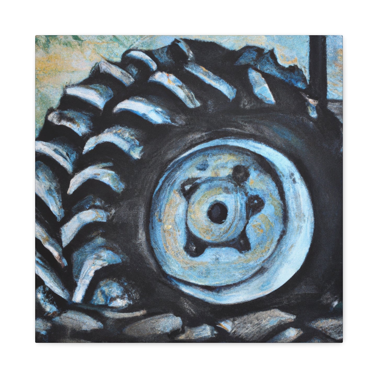 Gigantic Tractor Tire - Canvas