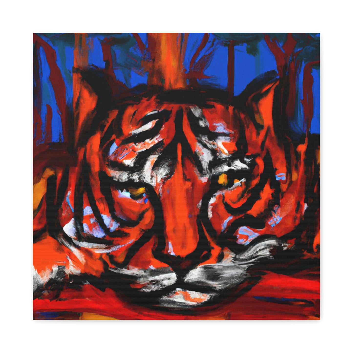 Tiger in the Wilderness - Canvas