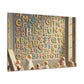 Whimsical Linguistic Kaleidoscope - Canvas