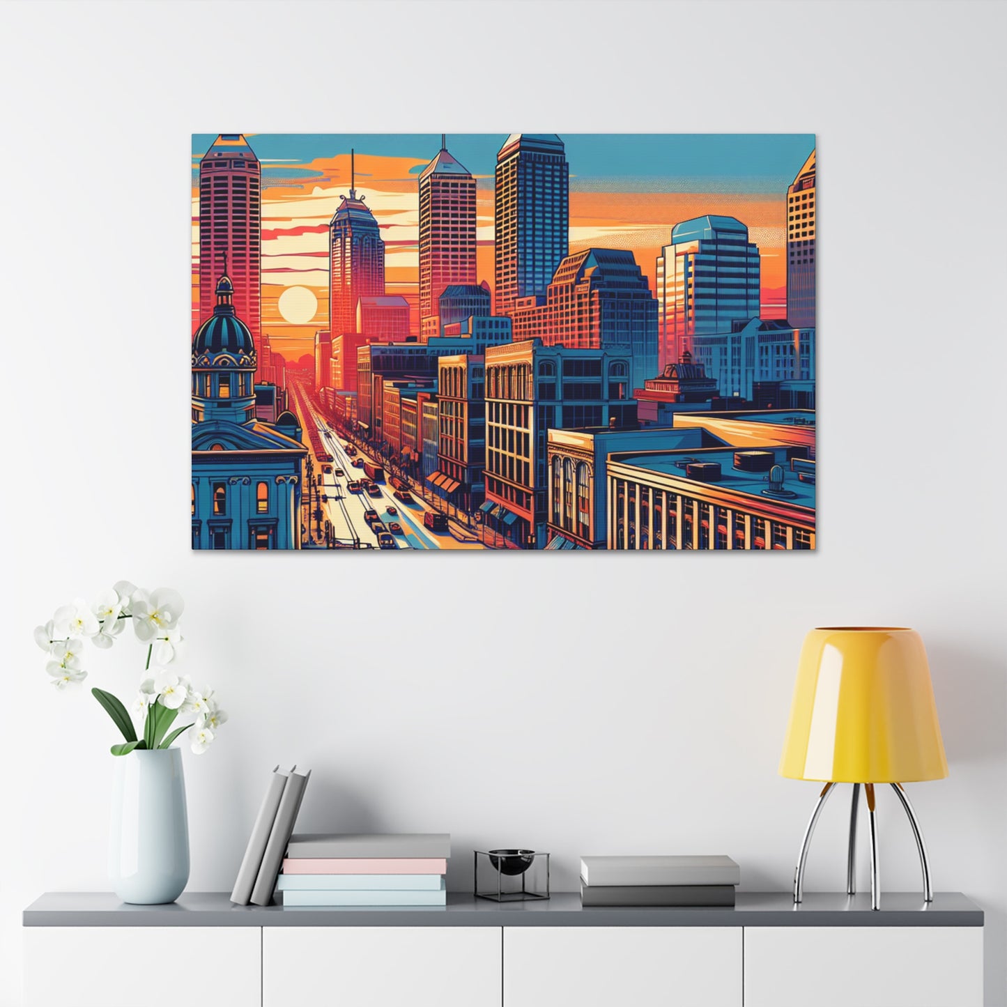 "Glimpses of Indianapolis" - Canvas