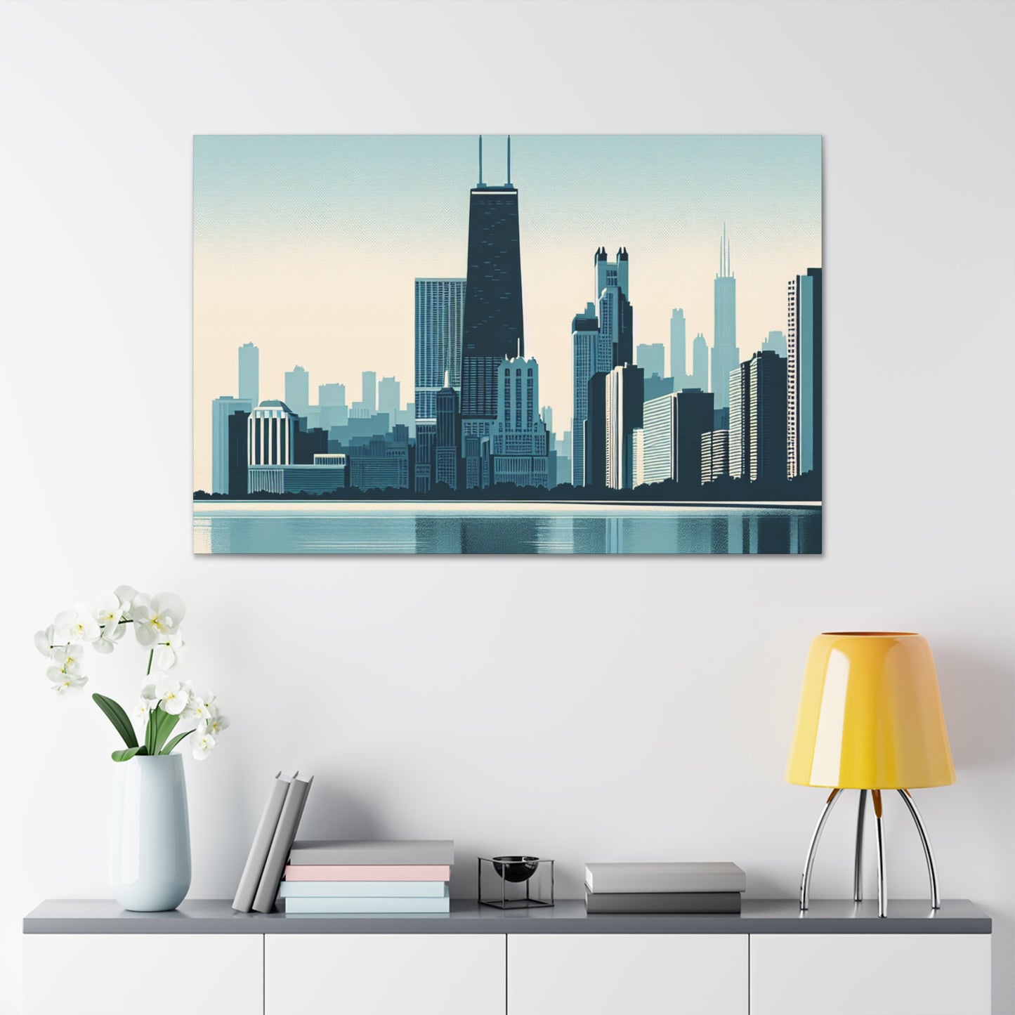 Urban Serenity in Simplicity - Canvas