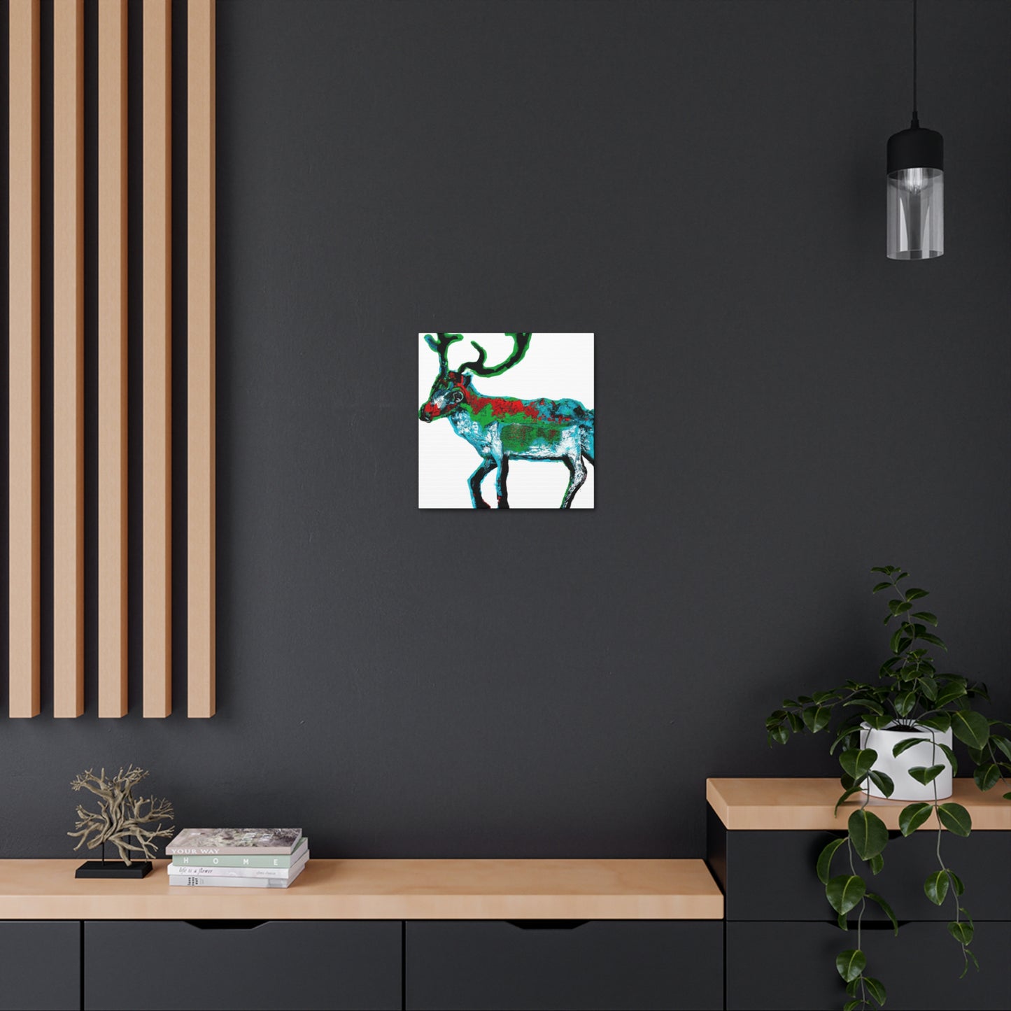 Reindeers in Winterland - Canvas