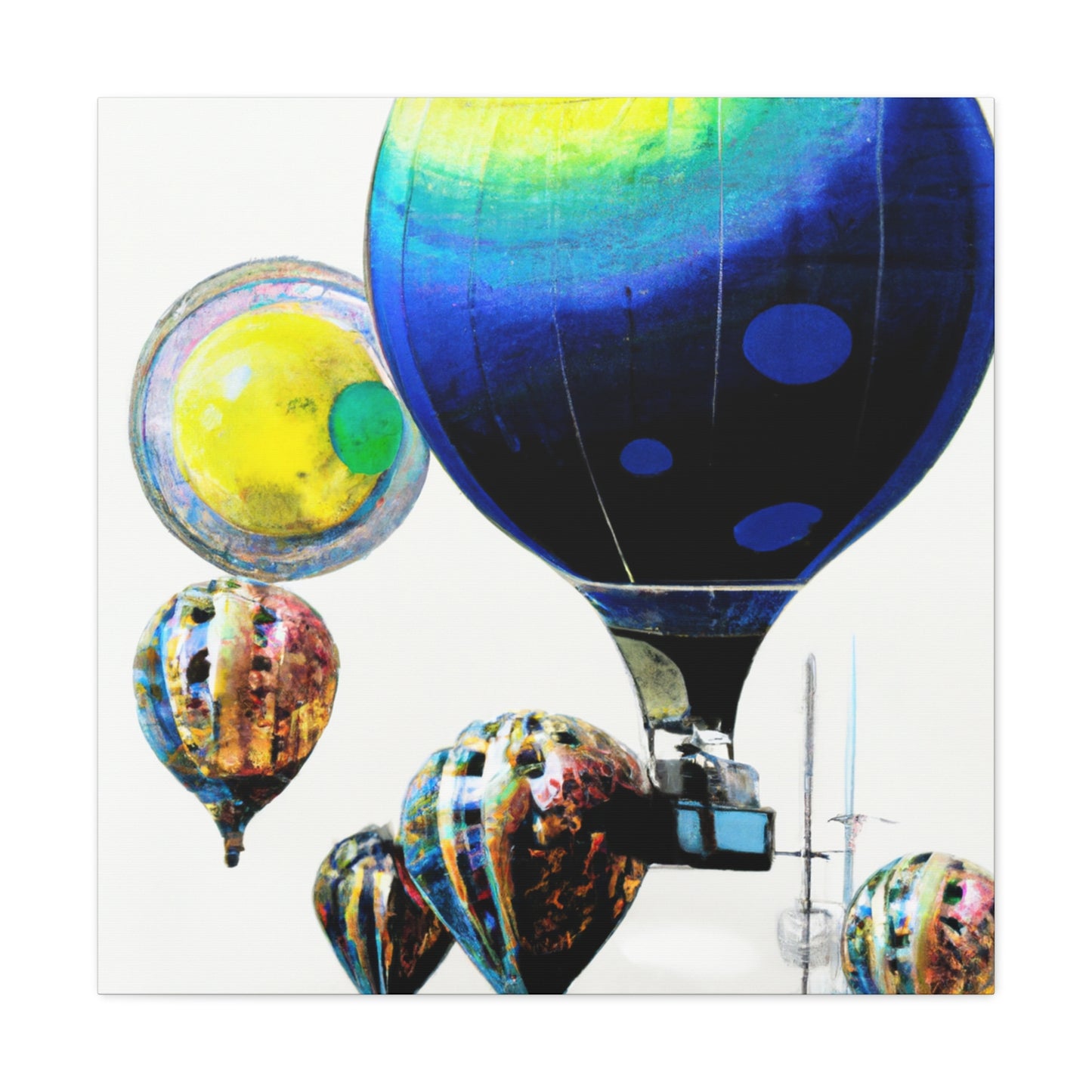 "Skyviews in Balloons" - Canvas