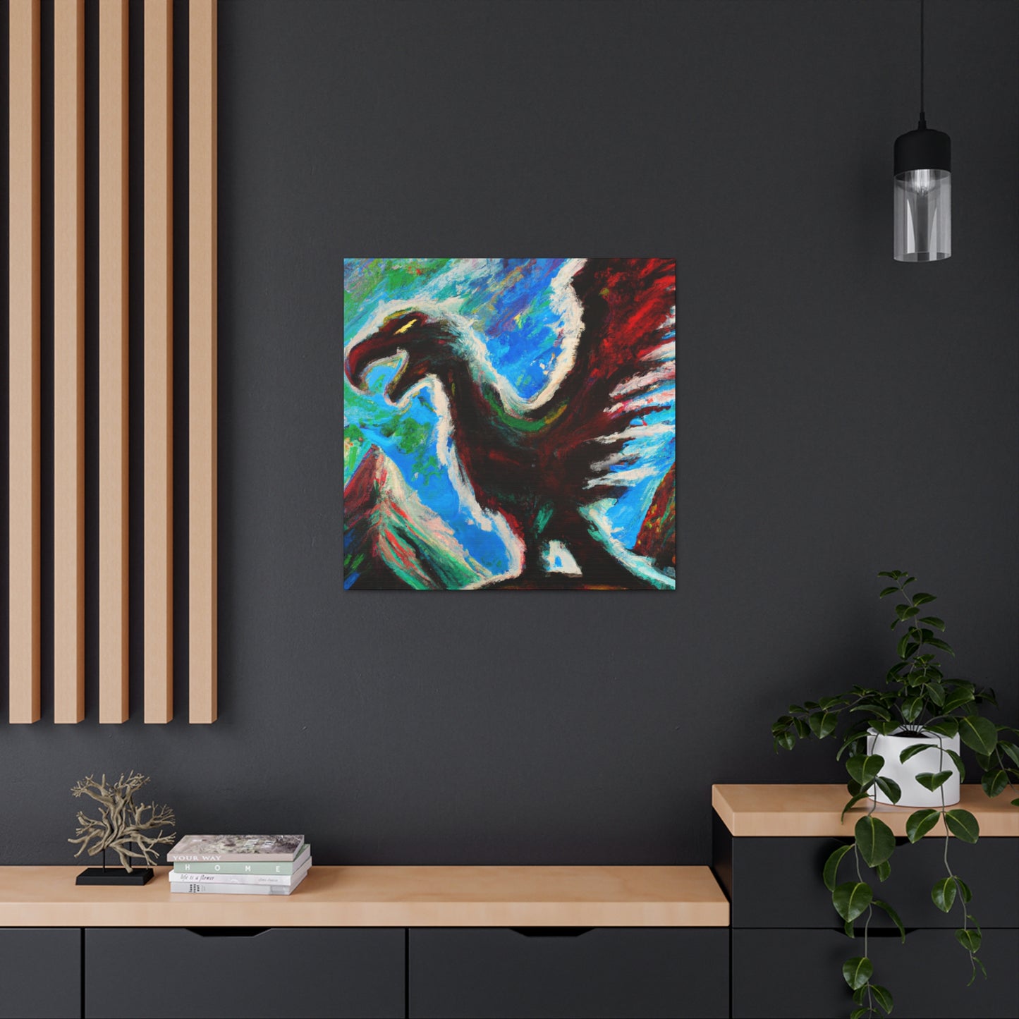 "Condor in Flight Below" - Canvas