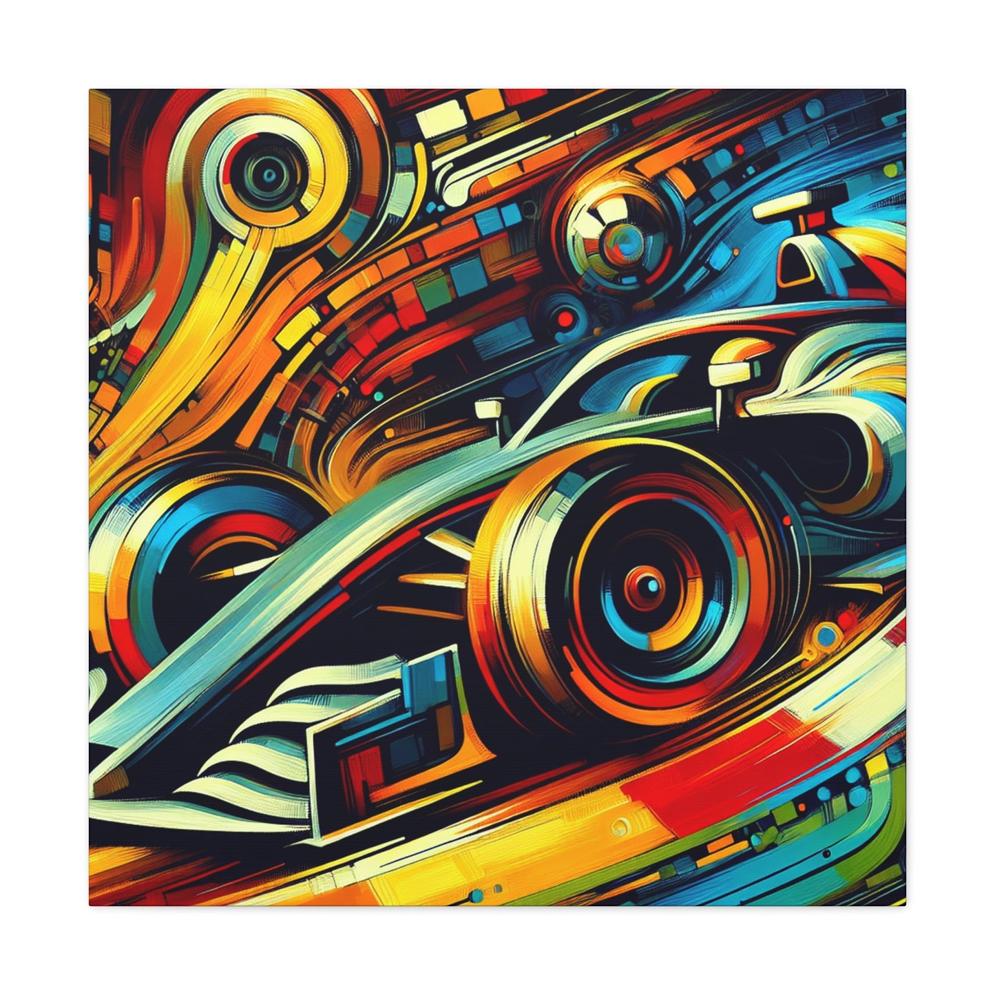 Rhythmic Circular Motion - Canvas