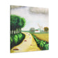 "Country Road in Spring" - Canvas