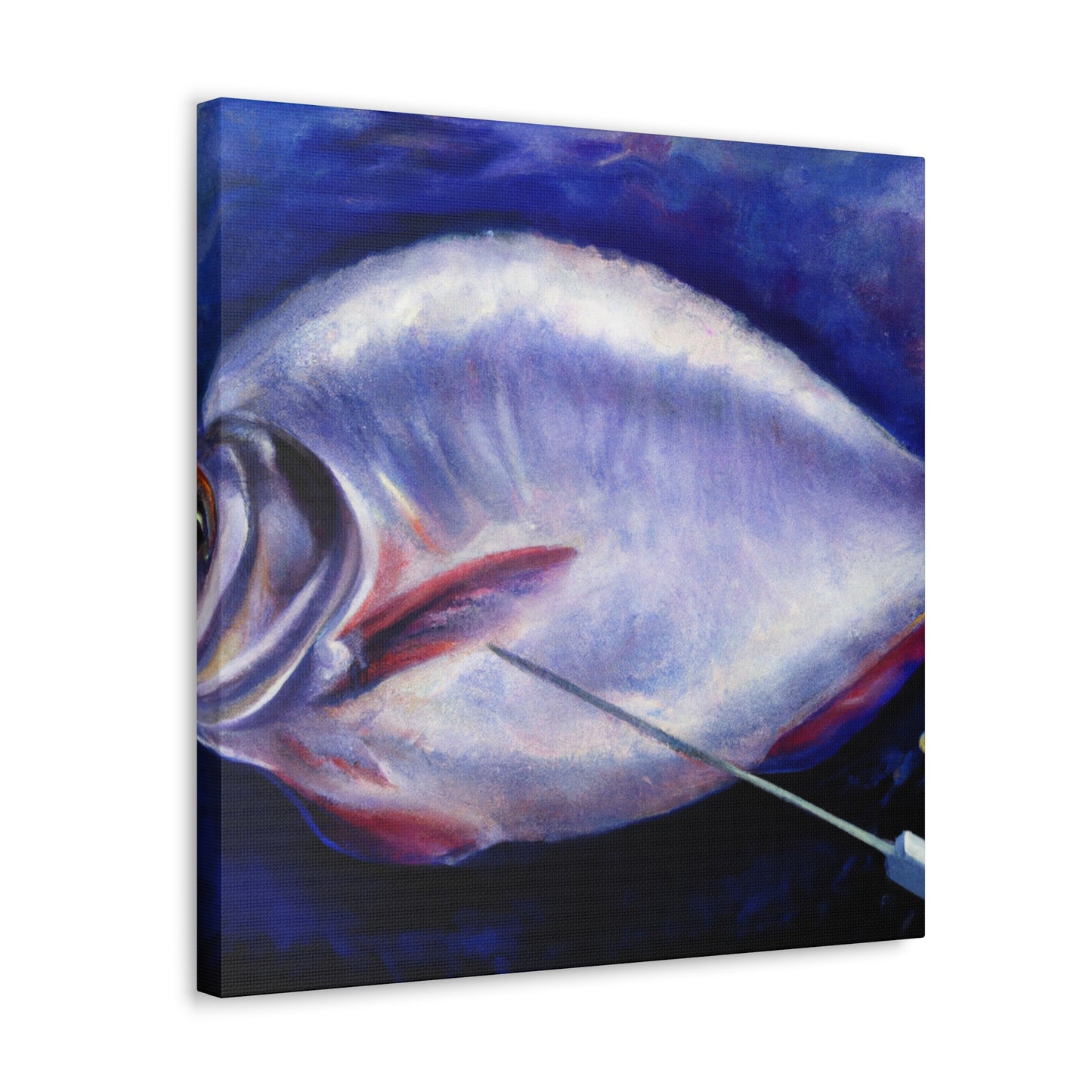 Catching Fish in Color - Canvas